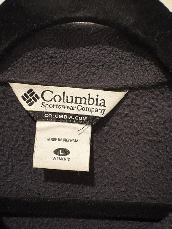 Columbia Dark Gray Fleece Vest - Zip Front - Picture 2 of 7